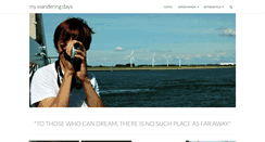 Desktop Screenshot of mywanderingdays.com